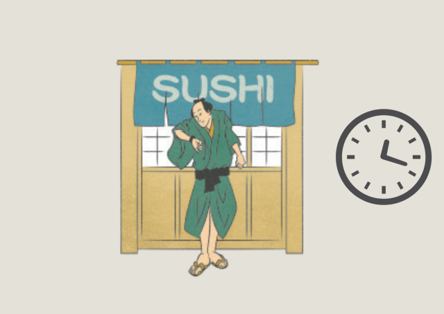 予約の時間は守りましょう
